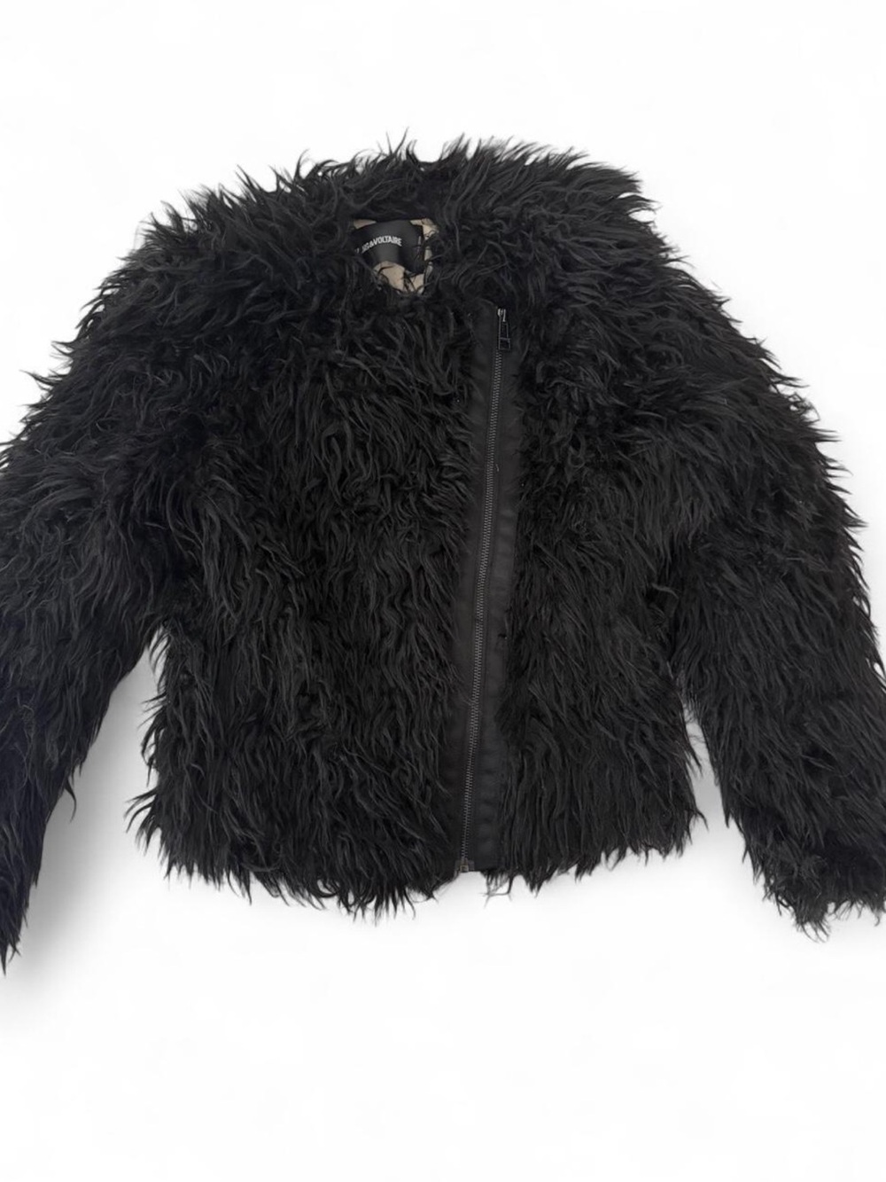 Zadig & Voltaire faux fur shaggy jacket